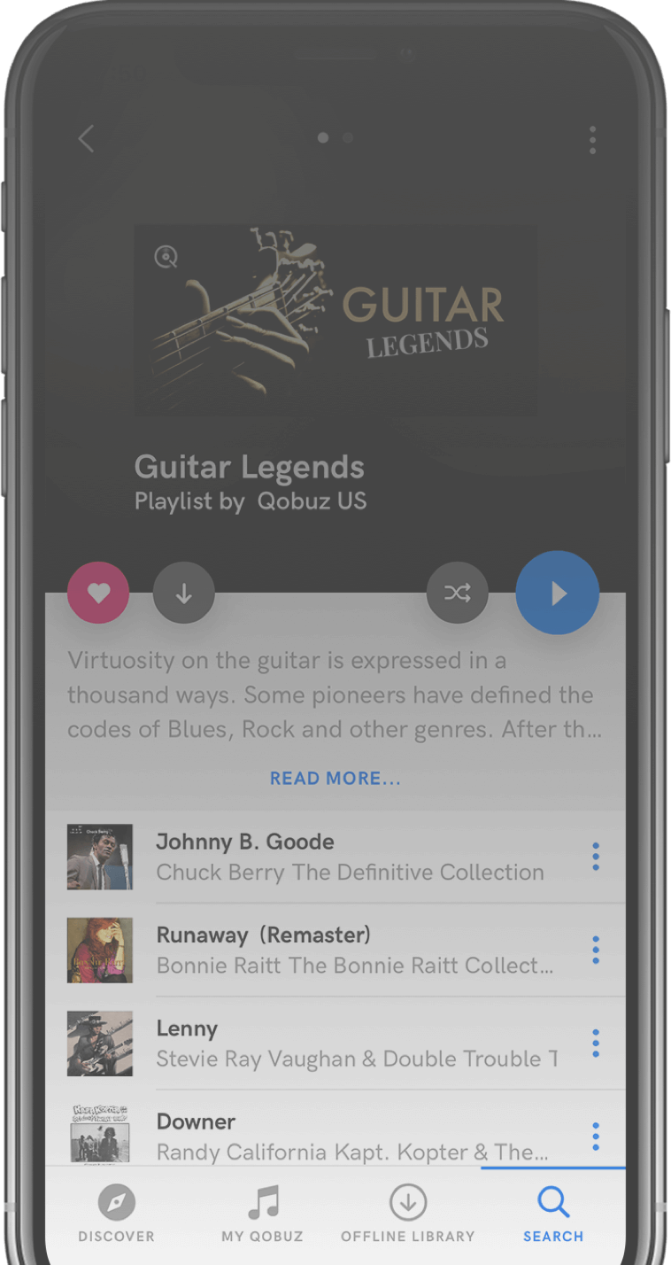 Qobuz collaborative playlists exemple